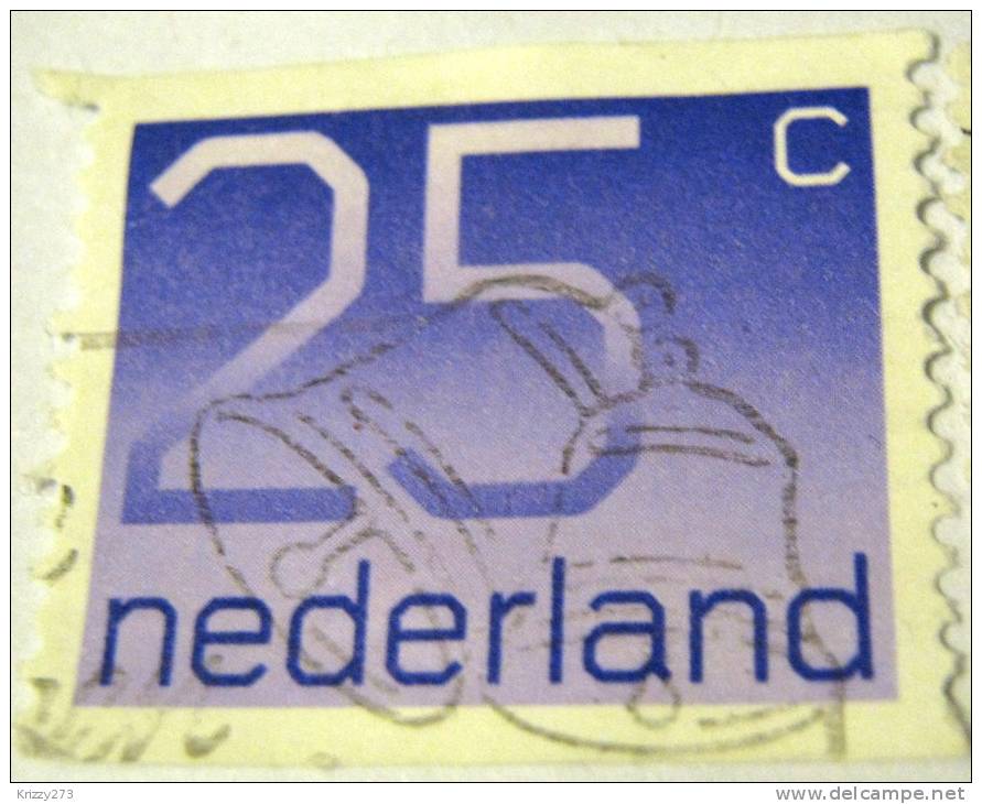 Netherlands 1976 Numerals 25c - Used - Gebraucht