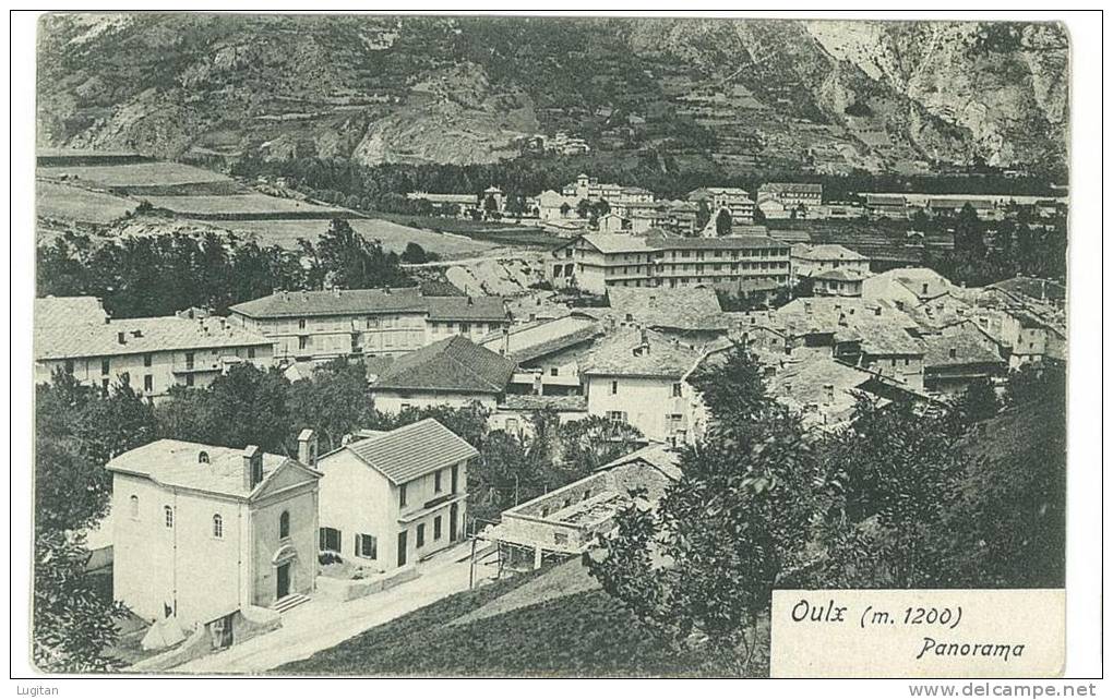 CARTOLINA - OULX - PANORAMA - VIAGGIATA  NEL  1918 - ( RACCOLTA R. GABRIELLI ) - Kerken