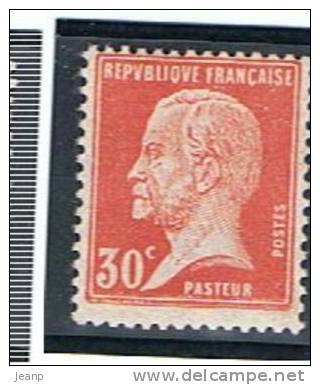 0,30 Pasteur Yvert 173, ** - 1922-26 Pasteur