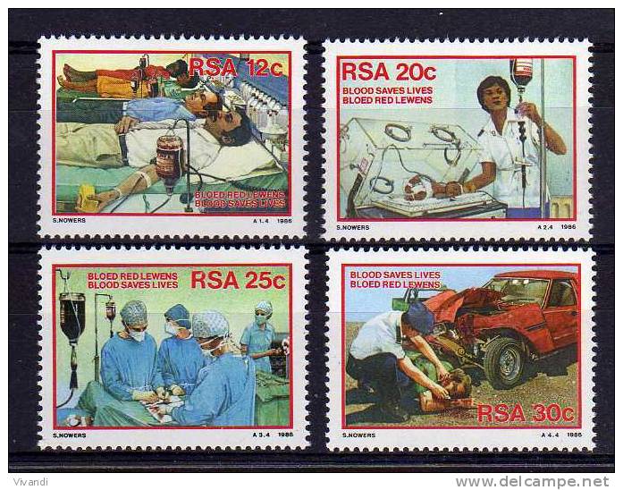 South Africa - 1986 - Blood Donor Campaign - MNH - Neufs