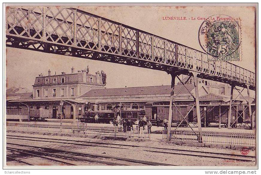 Lunéville  54  La Gare  Train - Luneville