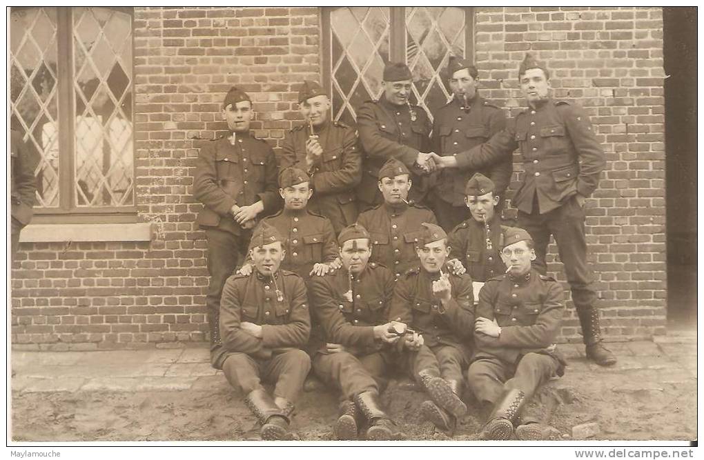 Militaires Photo Carte - Uniformes