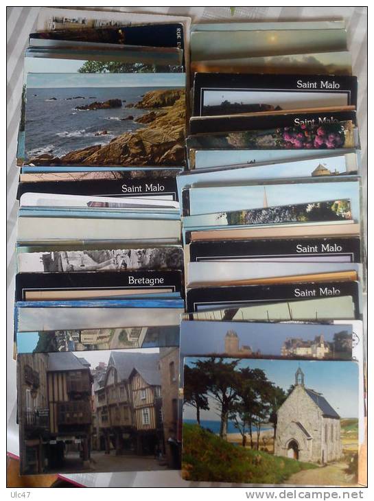 Je Vends Un Lot De 110 Cartes Postales De SAINT-MALO, SAINT SERVAN, Et Quelques Unes D'autres Communes. - - 100 - 499 Postcards