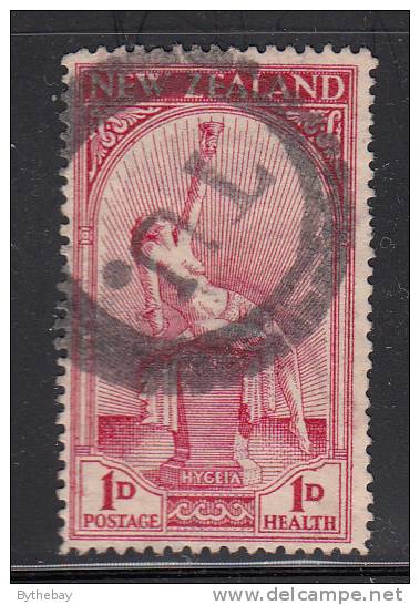 New Zealand Used Scott #B5 1p + 1p Hygeia, Goddess Of Health - Used Stamps