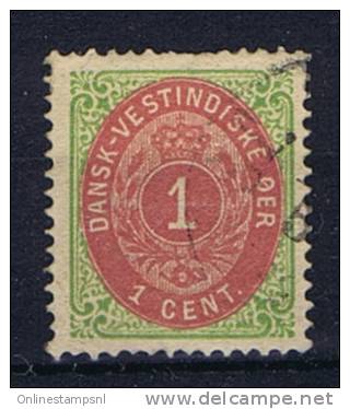 Danish West Indies: 1873, Mi 5 II B - Dänische Antillen (Westindien)