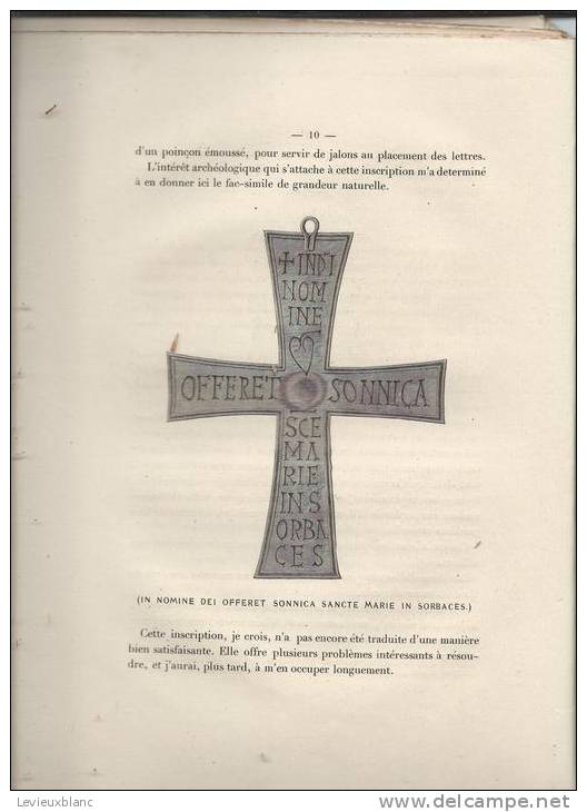 Belle monographie/Grand format/ Trésor de GUARRAZAR/ Ferdinand de Lasteyrie/GIDE/1860   LIV19