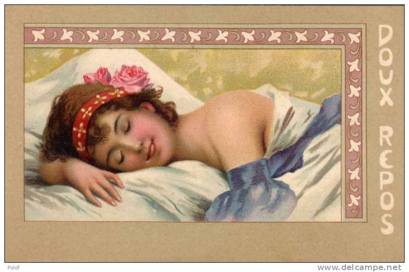 ART NOUVEAU - Femme - Doux Repos .   (56216) - 1900-1949