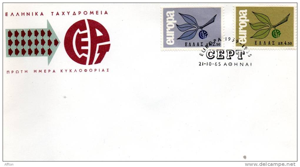 Greece 1965 Europa FDC - FDC