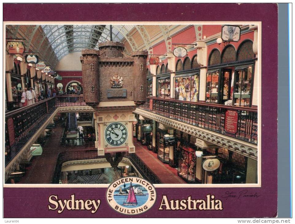(343) Australia - NSW - Sydney Queen Victoria Building Clock - Sydney