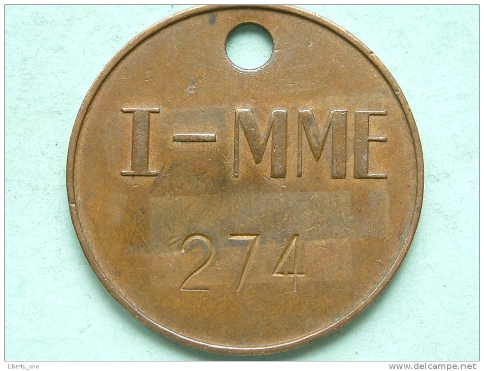 I - MME 274 (?) ( GeelKoperkleur 38 Mm. - 14 Gr. / Uncleaned - Details Zie Foto´s ) ! - Autres & Non Classés