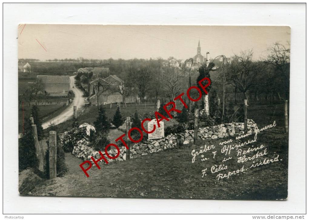 RETINNE-Tombe D'un GENERAL Et 7 Officiers Allemands-CARTE PHOTO Allemande-Guerre 14-18-1WK-BELGIQUE-BELGIE N- - Fléron