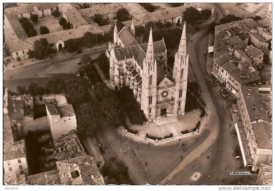 NIMES-VUE AERIENNE-EGLISE SAINTE BAUDILLE - Nîmes