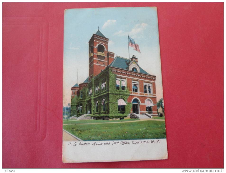 Charleston,WV--U.S. Custom House And Post Office--cancel No Year--Ref PJ 106 - Charleston