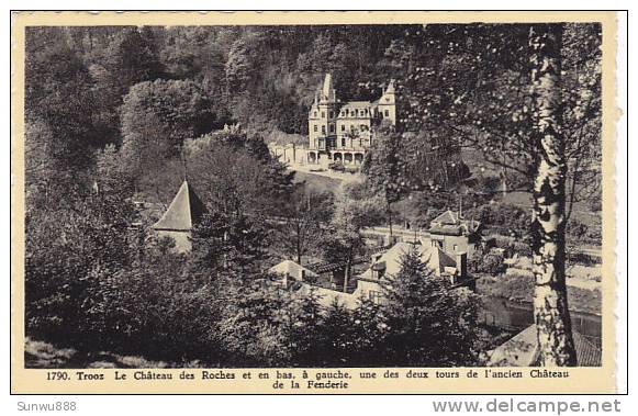 Trooz - Le Château Des Roches Et Une Des Tours De L'ancien Château De La Fenderie (peu Vue) - Trooz