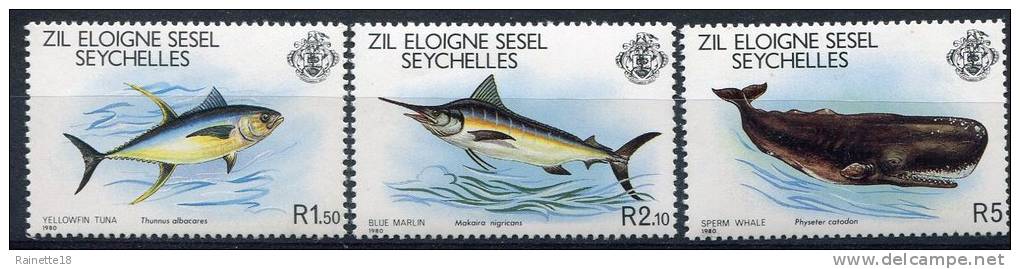 Zil Eloigne SESEL  Seychelles      20/22  **    Poissons/Fishes - Seychelles (1976-...)