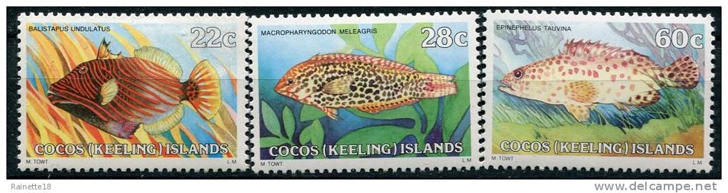 Iles Cocos             50/52 **        Poissons/Fishes - Cocos (Keeling) Islands