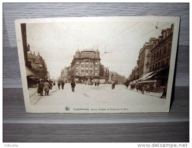 Luxembourg - Avenue Adolphe Et Avenue De La Gare + 2 X Tram ! - Luxemburg - Town