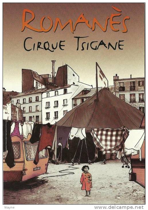 CP Publicitaire - Romanès Cirque Tsigane - Cirque