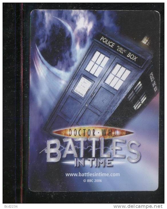 DOCTOR DR WHO BATTLES IN TIME EXTERMINATOR CARD (2006) NO 3 OF 275 ROBOT SPIDER PRISTINE - Otros & Sin Clasificación