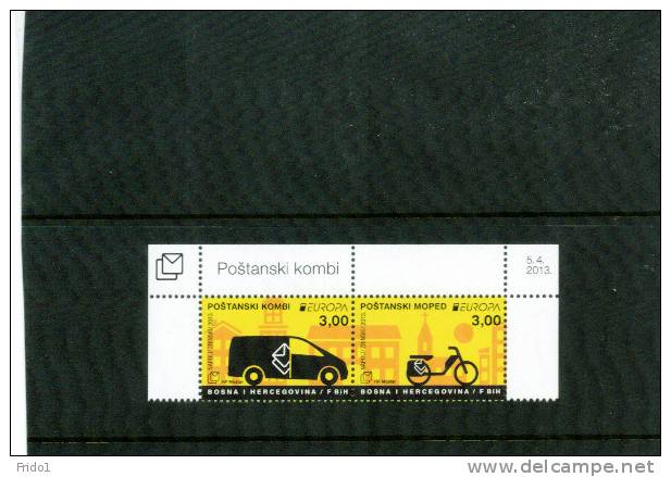 Bosnien&Herzegowina Kroatische Post Mostar 2013 Europa Cept Satz / Set Postfrisch / MNH - 2013