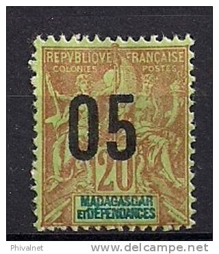 MADAGASCAR ,  YVERT 112 *  AÑO 1912, COLONIAS FRANCESAS - Altri & Non Classificati