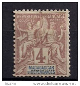 MADAGASCAR ,  YVERT 30 (*).  AÑO 1896-99, COLONIAS FRANCESAS - Other & Unclassified