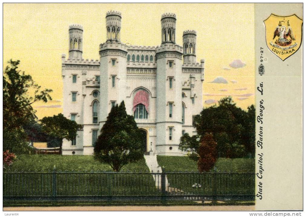 (212) Very Old Postcard- Carte Ancienne - USA - State Capitol Baton Rouge - Baton Rouge