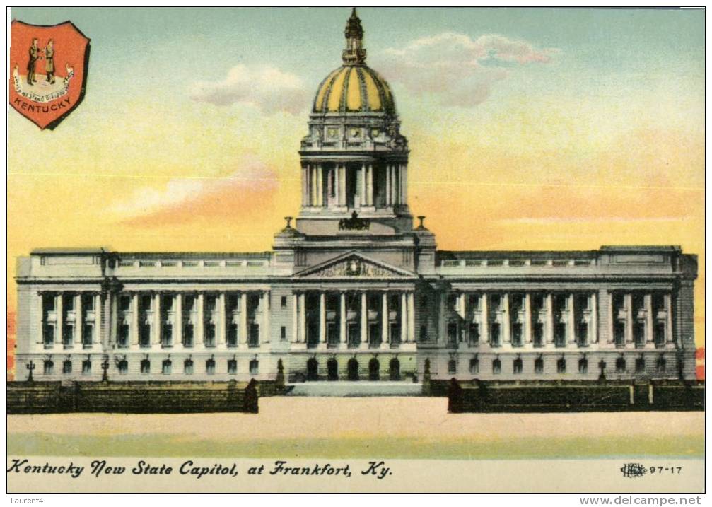(212) Very Old Postcard- Carte Ancienne - USA - State Capitol Frankfort - Frankfort