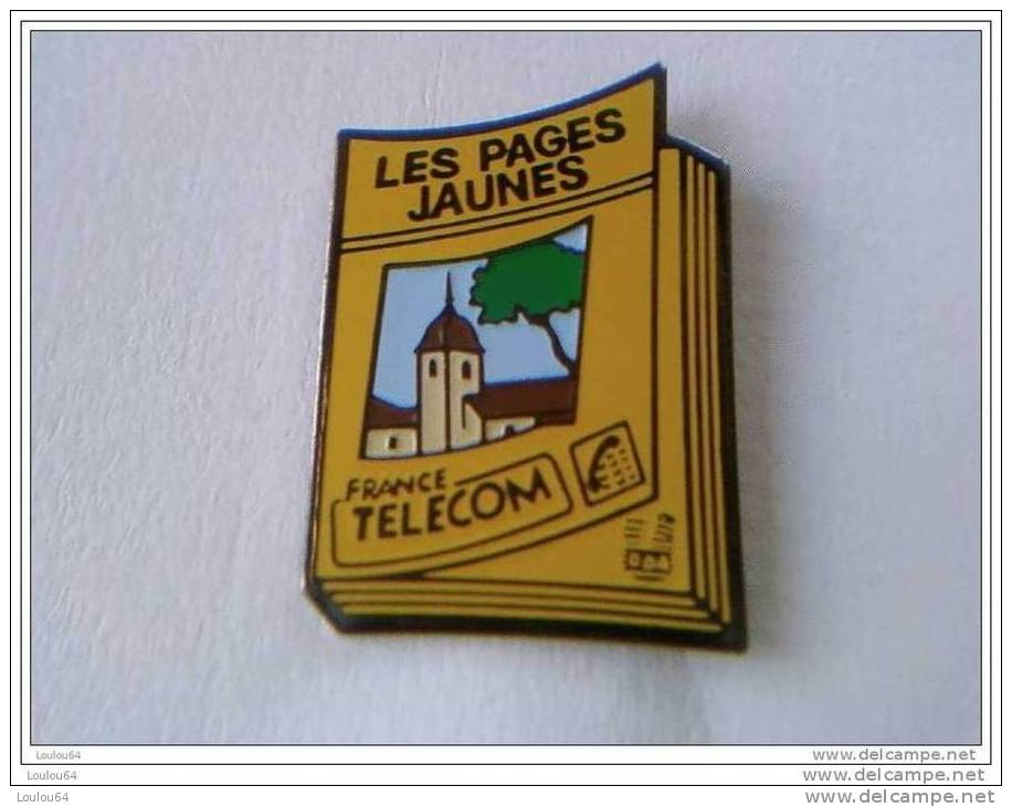 Pin´s - FRANCE TELECOM - LES PAGES JAUNES - - France Telecom