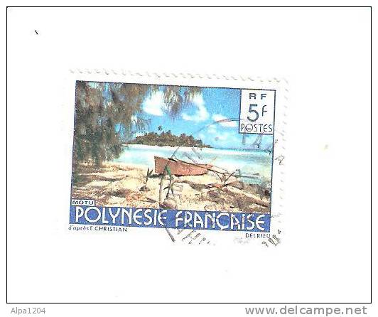 TIMBRE  "POLYNESIE FRANCAISE "MOTU" - OBLITERE - Used Stamps