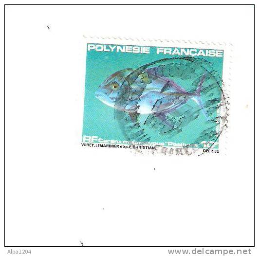 TIMBRE    "POLYNESIE FRANCAISE "POISSON" - OBLITERE - Used Stamps