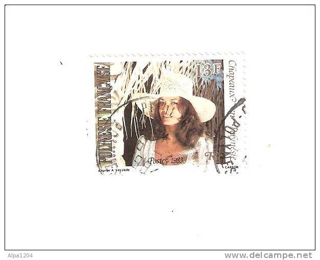 TIMBRE    "POLYNESIE FRANCAISE "CHAPEAUX" - OBLITERE - Used Stamps