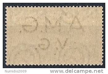 1945-47 TRIESTE AMG VG POSTA AEREA 25 LIRE DECALCO VARIETà MNH ** - RR11497 - Ongebruikt