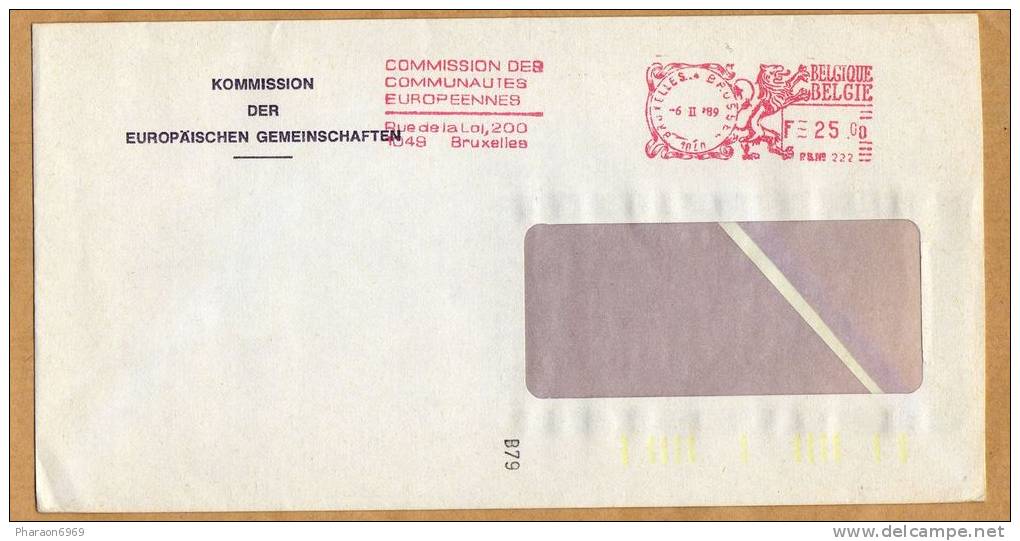 Enveloppe Kommission Der Europäischen Gemeinschaften Commission Des Communautés Européennes - 1980-99