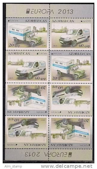 2013 Aserbaidschan / Azerbaijan / Azerbaidjan Mi. 973-4D  MH  **MNH  Europa - 2013