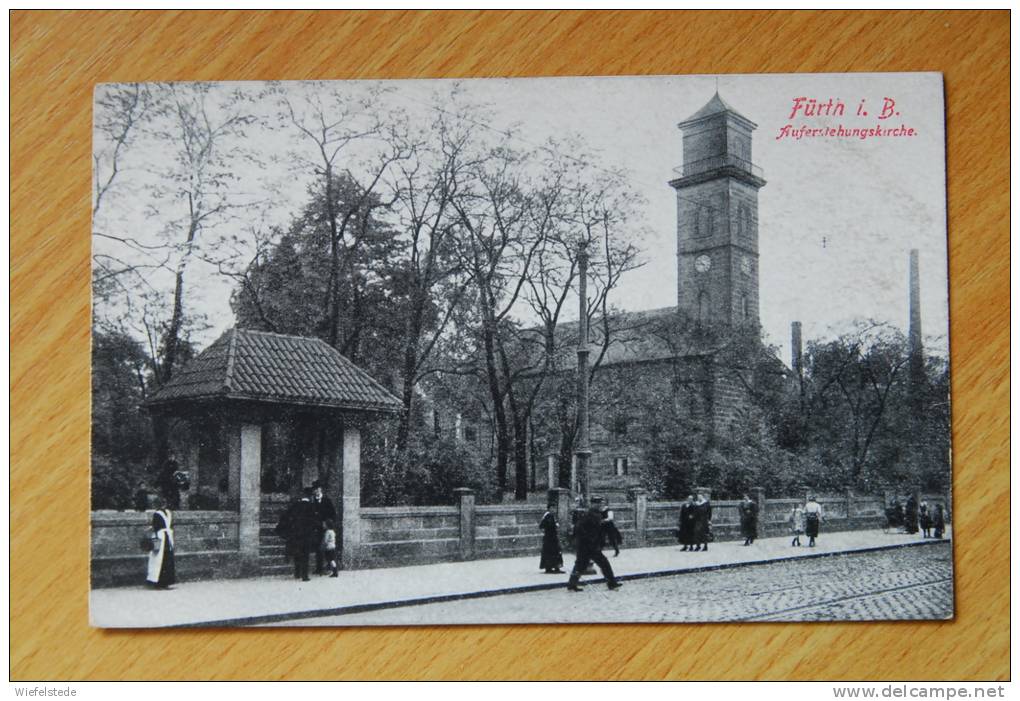 Fürth I. B. Auferstehungskirche - Ungelaufene Karte - Furth