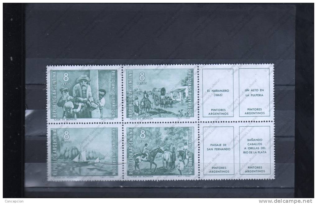 ARGENTINA Nº 725 AL 728 - Unused Stamps