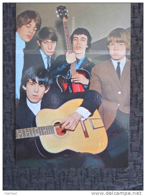 ROLLING STONES EARLY POSTCARD - Chanteurs