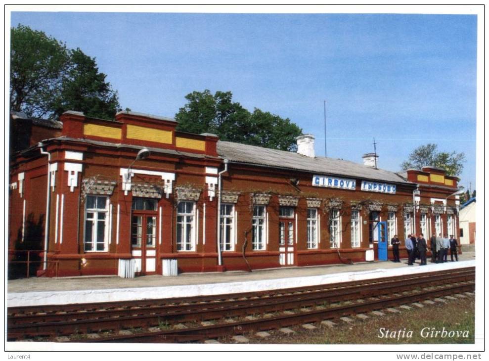 (352) Moldova Train Station Girbova - Moldavia