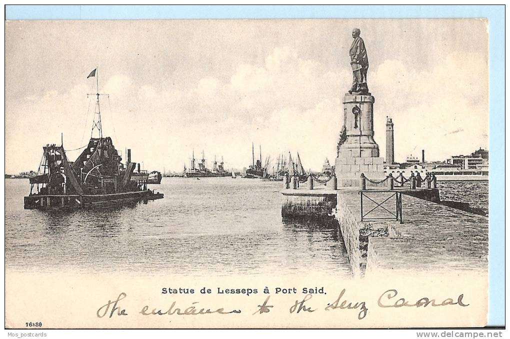 Egypt - Statue De Lesseps A Port Said   PM1764 - Port Said