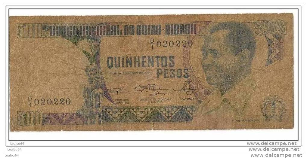 500 Pesos - 28-2-1983 - N° D/1 020220 - Guinea-Bissau - - Guinee-Bissau