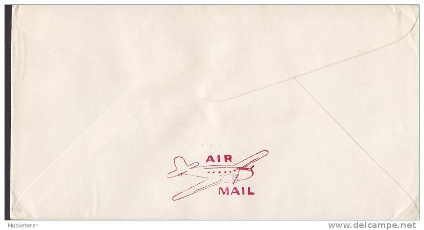 Taiwan Airmail Par Avion HO FONG CO. Ltd., TAIPEI 1974 Meter Stamp Cover To United States Aeroplane Cachet (2 Scans) - Brieven En Documenten