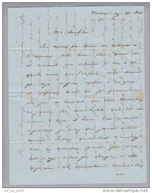 Heimat BE Weissenburg 1846-07-11 Brief Nach Ormon - ...-1845 Vorphilatelie