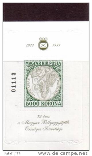 HUNGARY, 1997.Inteverter Madonna,   Spec.block With Reprinted  Stamps, Commemorative Sheet, MNH ×× - Commemorative Sheets