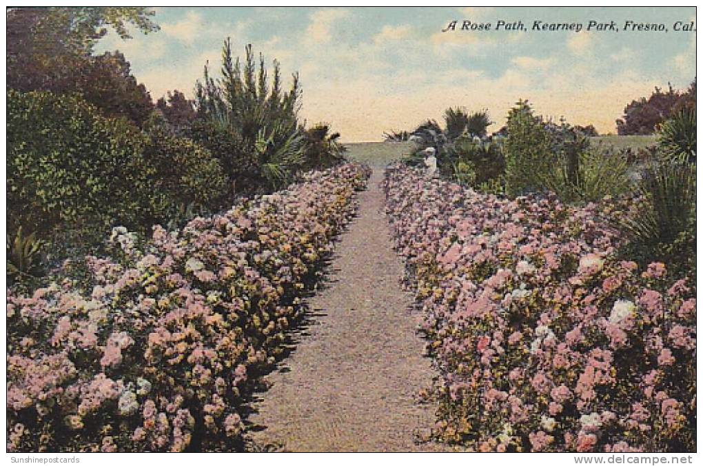 California Fresno A Rose Path Kearney Park - Fresno