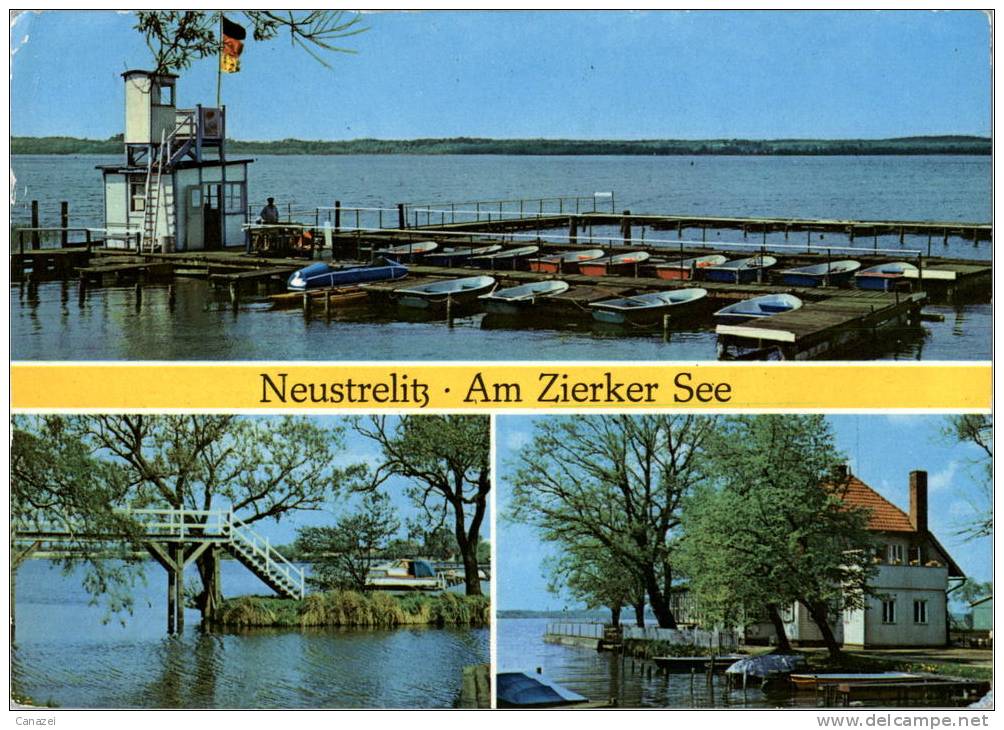 AK Neustrelitz, Am Zierker See, Gel, 1978 - Neustrelitz