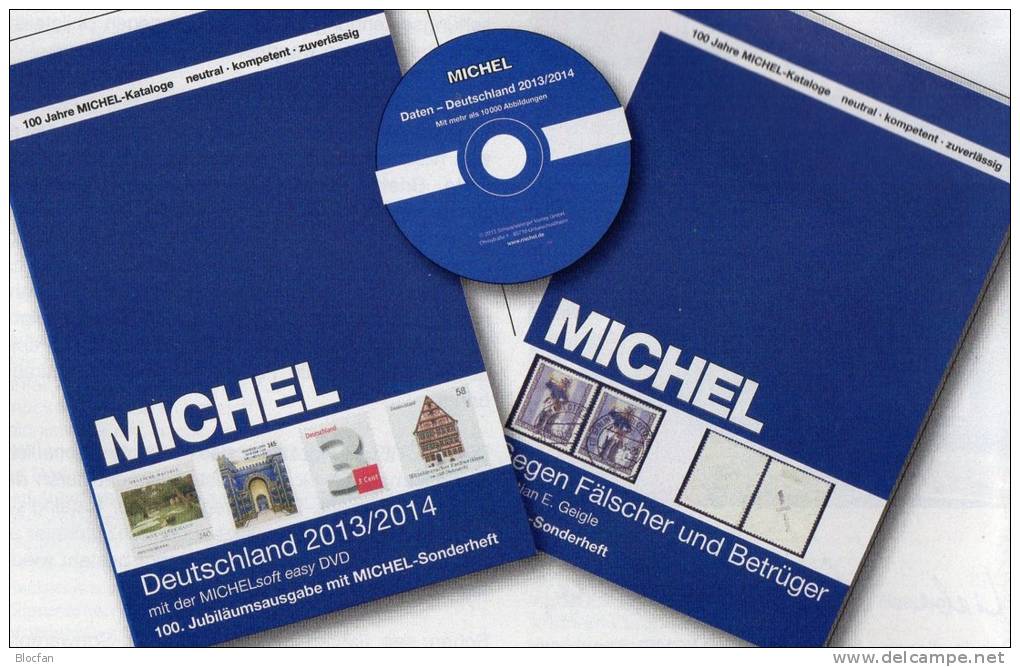 MICHEL Deutschland Briefmarken,Extrakatalog+DVD 2014 Neu 46€ D Baden Bayern Hamburg Reich Danzig Saar SBZ DDR Berlin BRD - Other & Unclassified