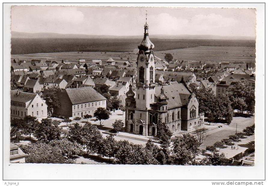 REF 117 : CPSM ALLEMAGNE Hockenheim / Baden Evangelische Kirche - Hockenheim