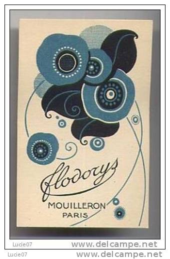 A.Immédiat Carte Parfumée Ancienne FLODORYS De MOUILLERON - Vintage (until 1960)