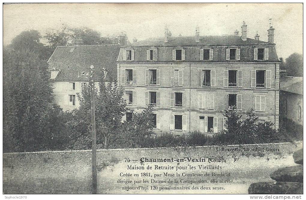 PICARDIE - 60 - OISE - CHAUMONT EN VEXIN - Maison De Retraite Pour Les Vieillards - Chaumont En Vexin